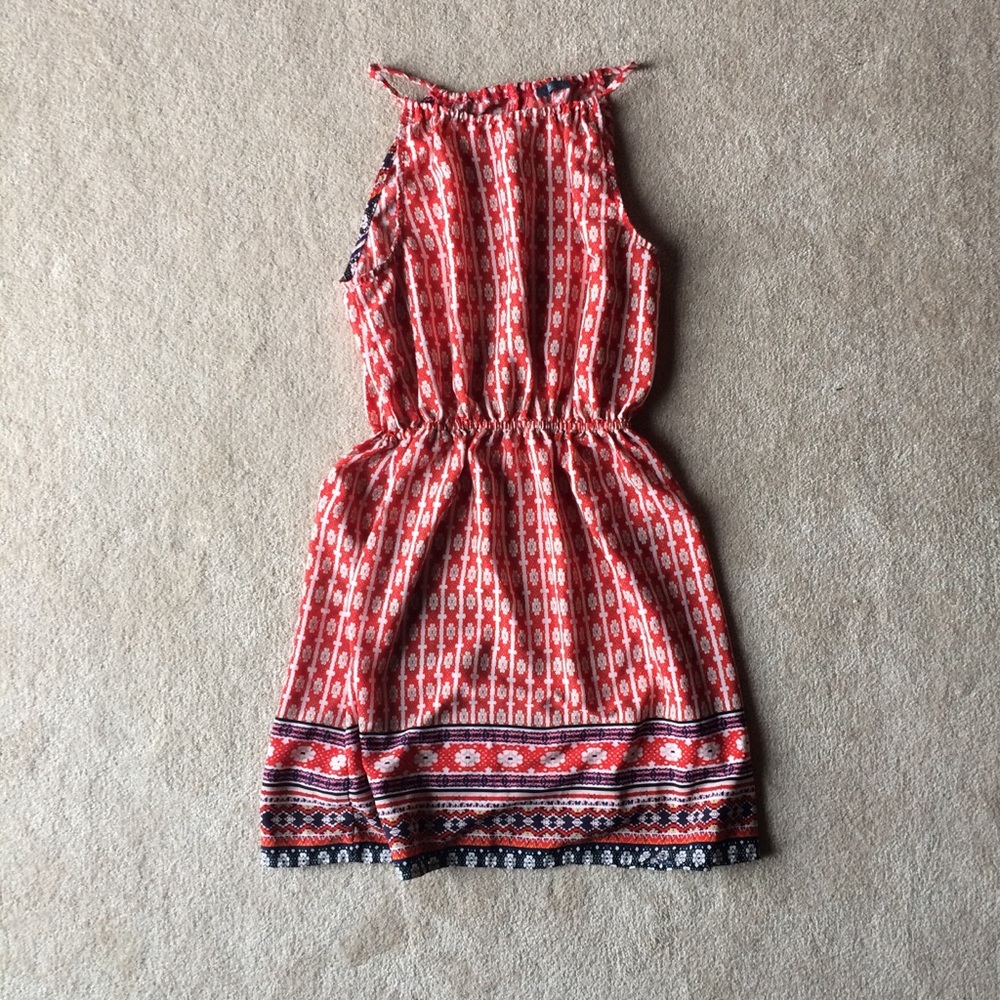 Soprano printed sundress with cinched waist